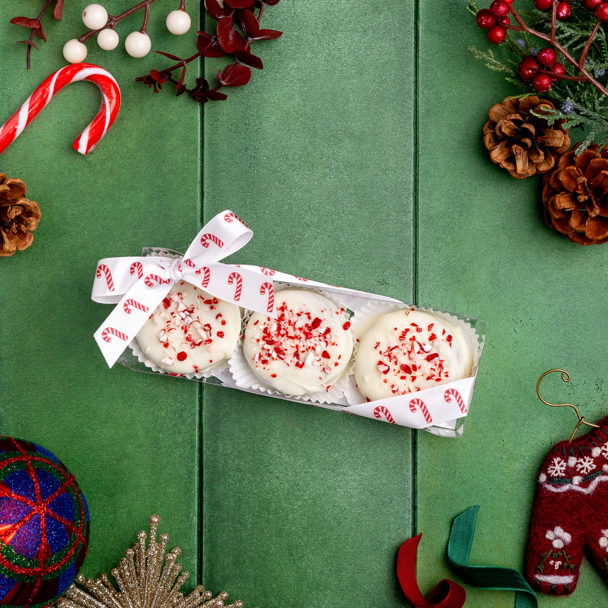 3-Piece Candy Cane Oreo Gift Box
