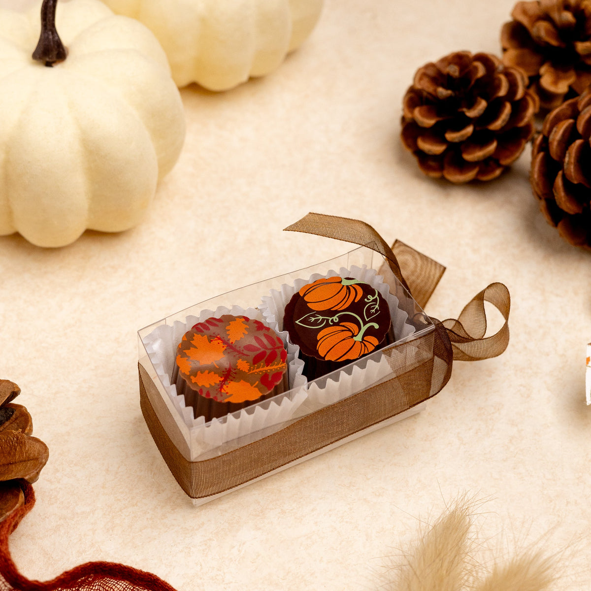 Fall Flavors 2-Piece Truffle Box