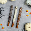 Halloween Caramel Chocolate Pretzel Rod