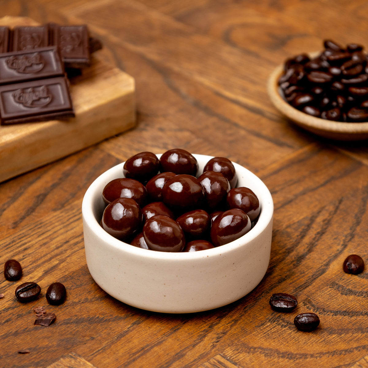 72% High Cocoa Dark Chocolate Covered Espresso Beans