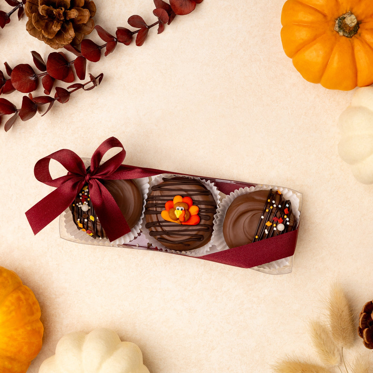3-Piece Decorated Oreo Box - Thanksgiving