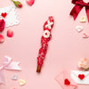 Valentine's Caramel + Chocolate Pretzel Rod