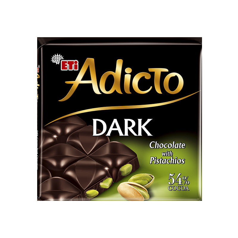Eti Adicto Chocolate With Pistachio 60gr