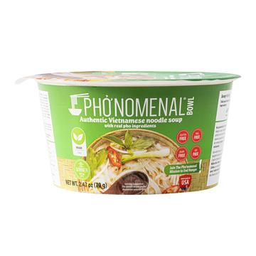 Pho’nomenal Bowl Instant Veggie Pho (Case of 6 Bowls)