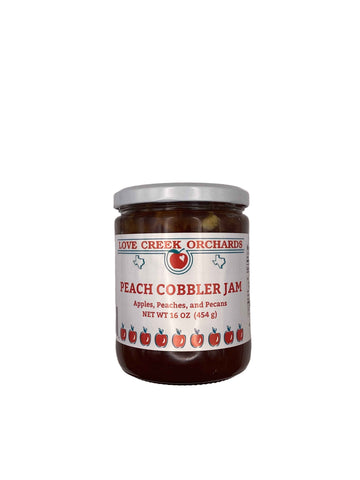 Love Creek Peach Cobbler Jam 16oz
