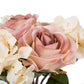 Vickerman 13'' Cream Pk Rose Hydrangea Bundle 2/pk - FA191007