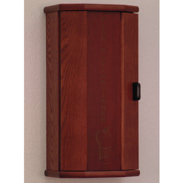 Wooden Mallet Fire Extinguisher Cabinet, 5 Lb. Capacity, Mahogany