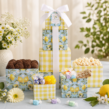 Sweet Sunshine Floral Summer Gift Tower