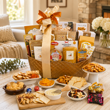 Corporate VIP Sweet & Savory Gift Basket