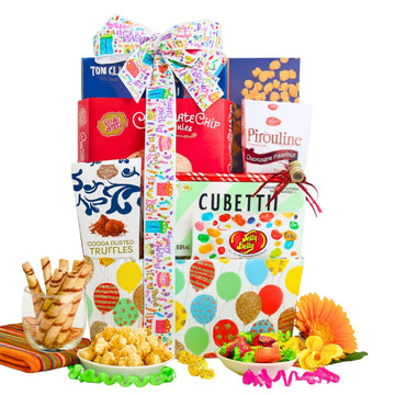 Let’s Celebrate! Birthday Treats Gift Basket