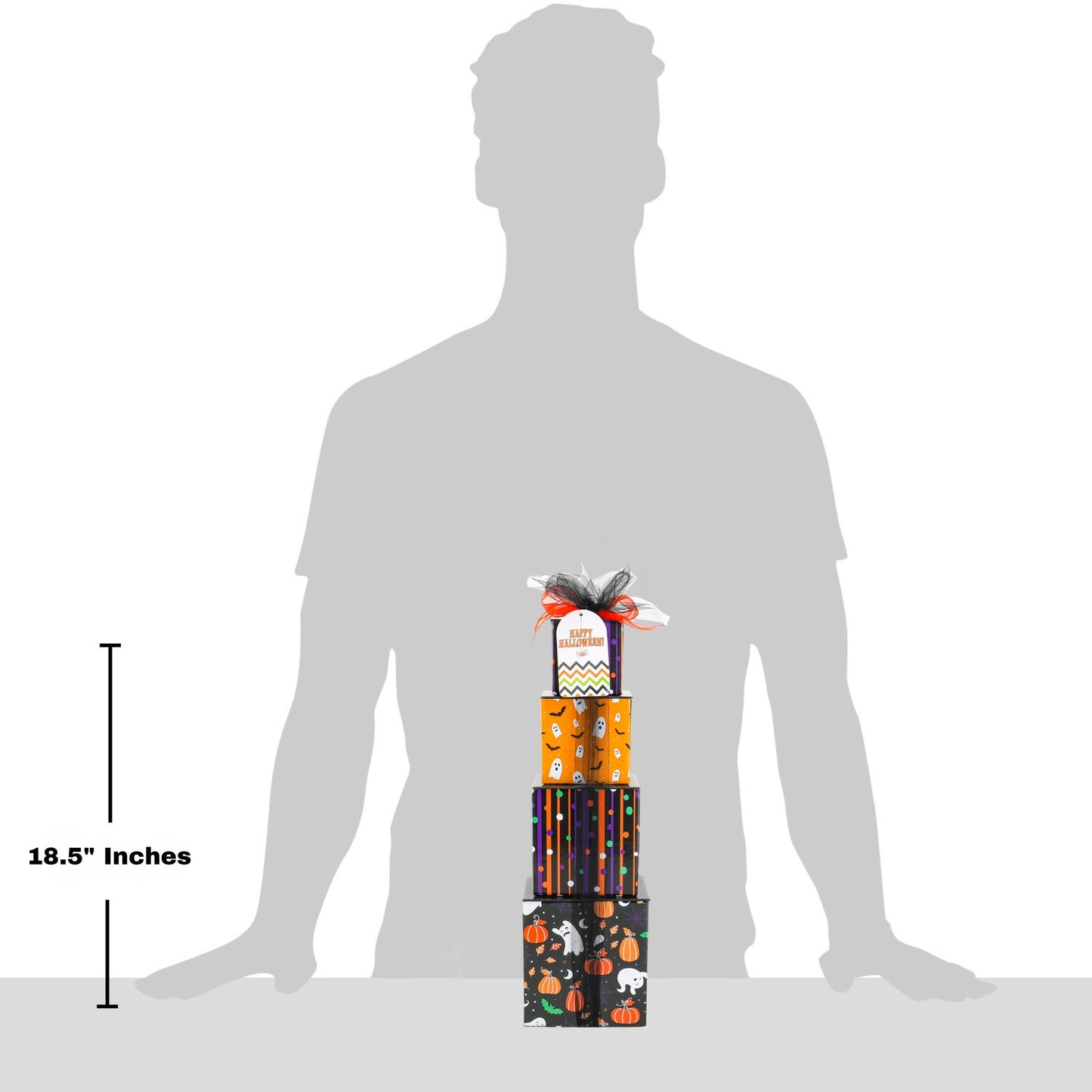 Happy Halloween Treats Gift Tower