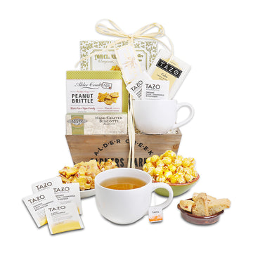 With Sympathy Tea Gift Basket