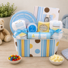 Welcome to the World Baby Boy Gift Basket