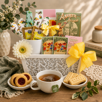 Planted With Love Cookies & Tea Gift Basket