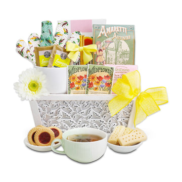 Planted With Love Cookies & Tea Gift Basket