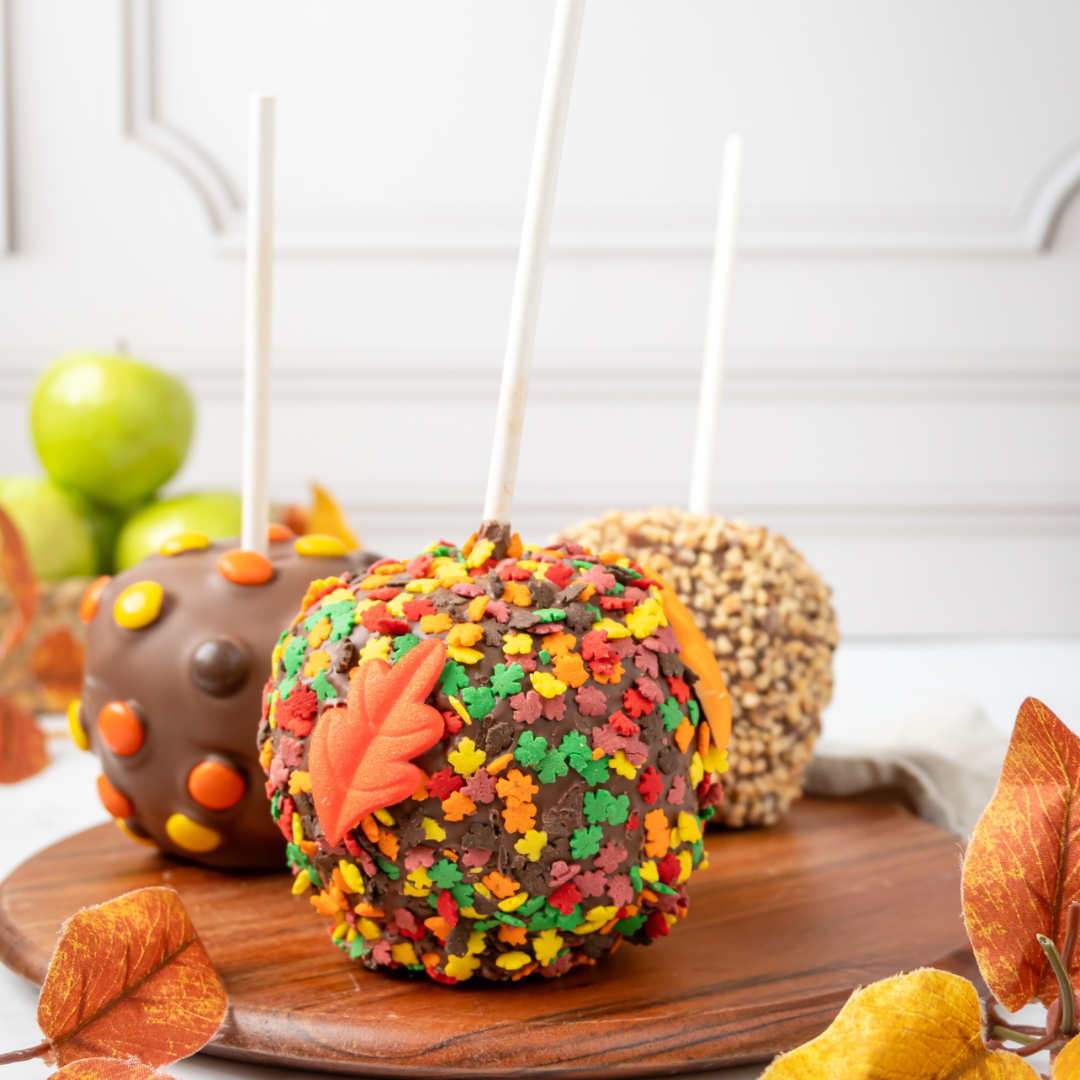 Fall Chocolate Caramel Apple