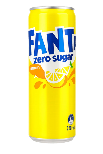 Fanta Zero Sugar Lemon Soda – Citrus Soft Drink (Australia)