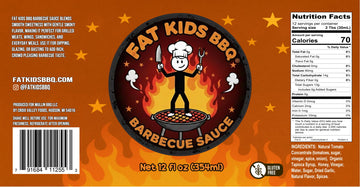 FatKids BBQ Sweet and Smokey Barbecue Sauce