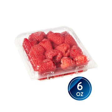 Fresh Raspberries, 6 Oz Container