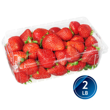 Fresh Strawberries, 2 Lb Container