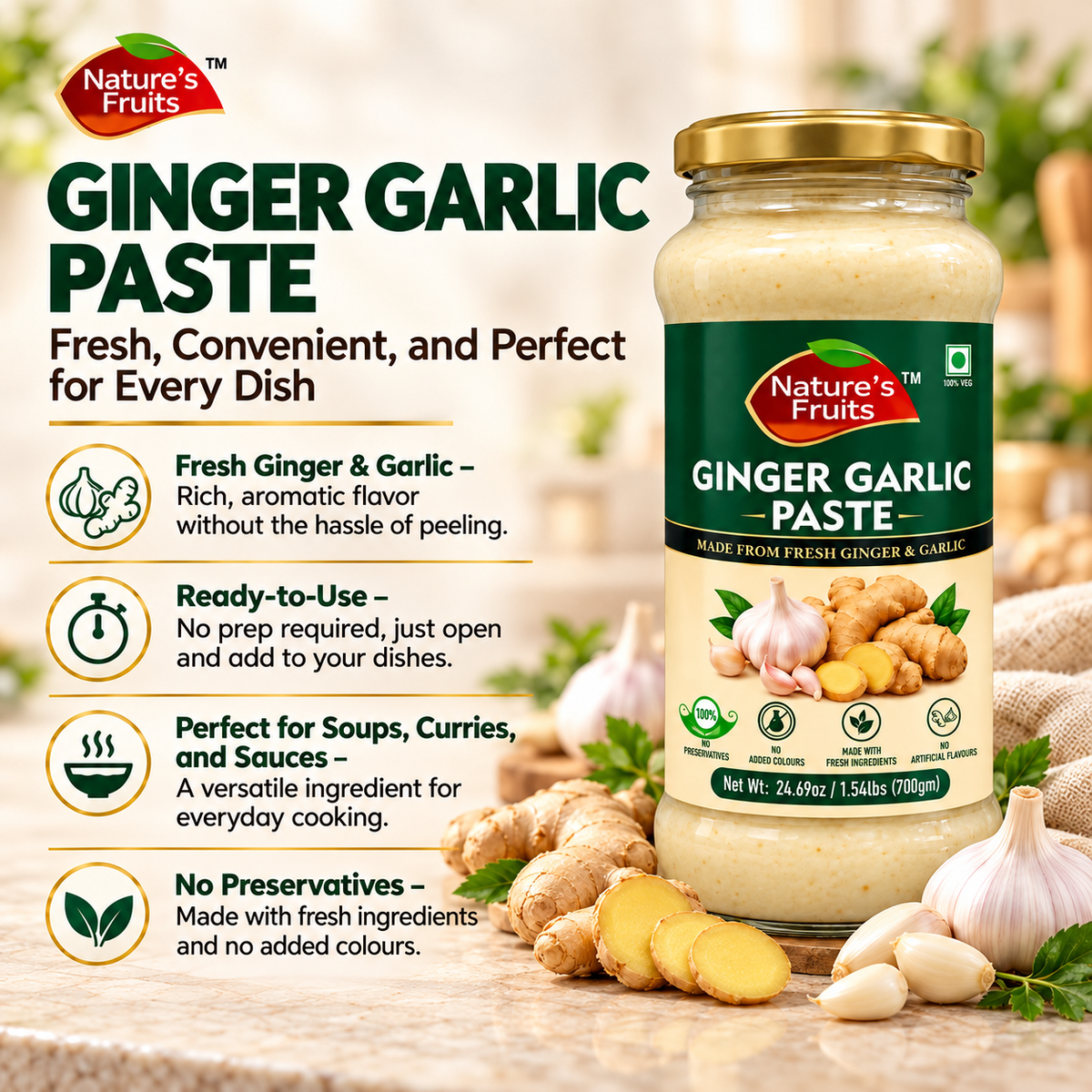 GINGER GARLIC PASTE