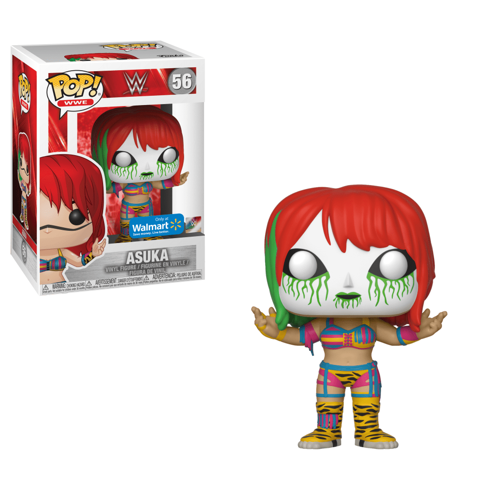 Funko Pop Wwe: Asuka - With White/Green Mask - Walmart Unique