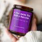 A Hot Mess but Still a Success Candle – 8 oz Amber Jar Soy Candle – Funny Motivational Gift