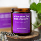 A Hot Mess but Still a Success Candle – 8 oz Amber Jar Soy Candle – Funny Motivational Gift