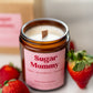 Sugar Mummy Candle – 8 oz Amber Jar Soy Candle – Funny Sweet Gift – Cozy Home Fragrance