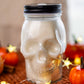 Skull candle Halloween