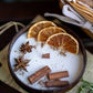 Coconut Candle Bowl – Custom Scented Fall Candle, Holiday Home Decor Gift