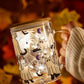 Halloween Ghost Cat Glass Cup – Coffee & Iced Drink Mug, Spooky Gift