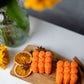 Halloween Pumpkin Soy Candle – Face Bubble Pumpkin Candle, Spooky Décor