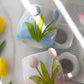 Hand-Painted 3D Tulip Ceramic Coffee Mug (400ml) – Colorful Floral Tea Cup