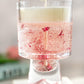 Champagne Gel Candle with Gold Leaf – Luxury Soy Wax Top , Reusable Coffee Mug