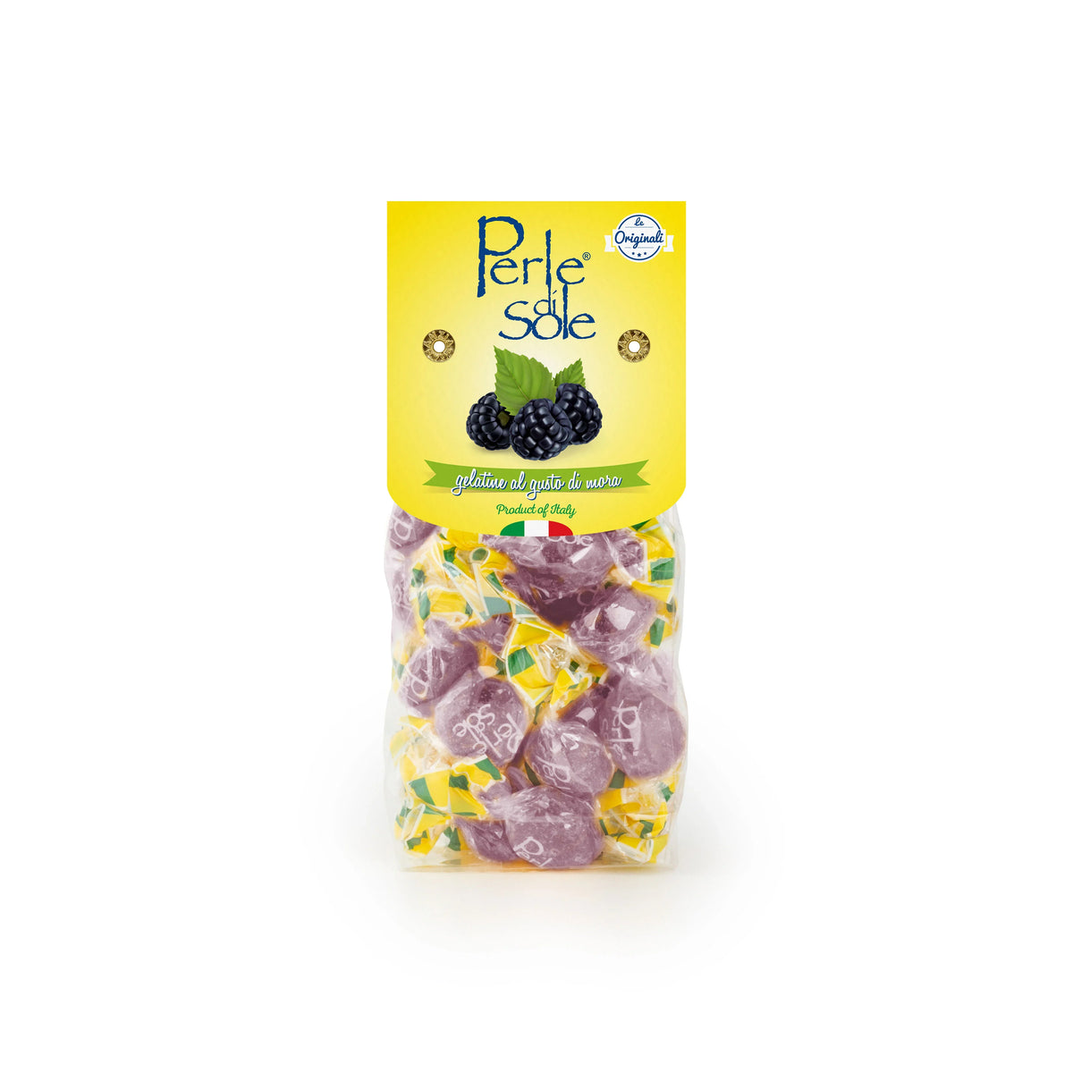 Perle di Sole Blackberry Jellies — Italian Fruit Gelée (7 oz / 200g)
