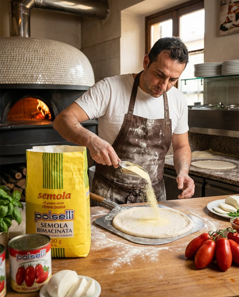 Polselli, Semola Flour, Semola Rimacinata, 11 lb ( 5 kg)