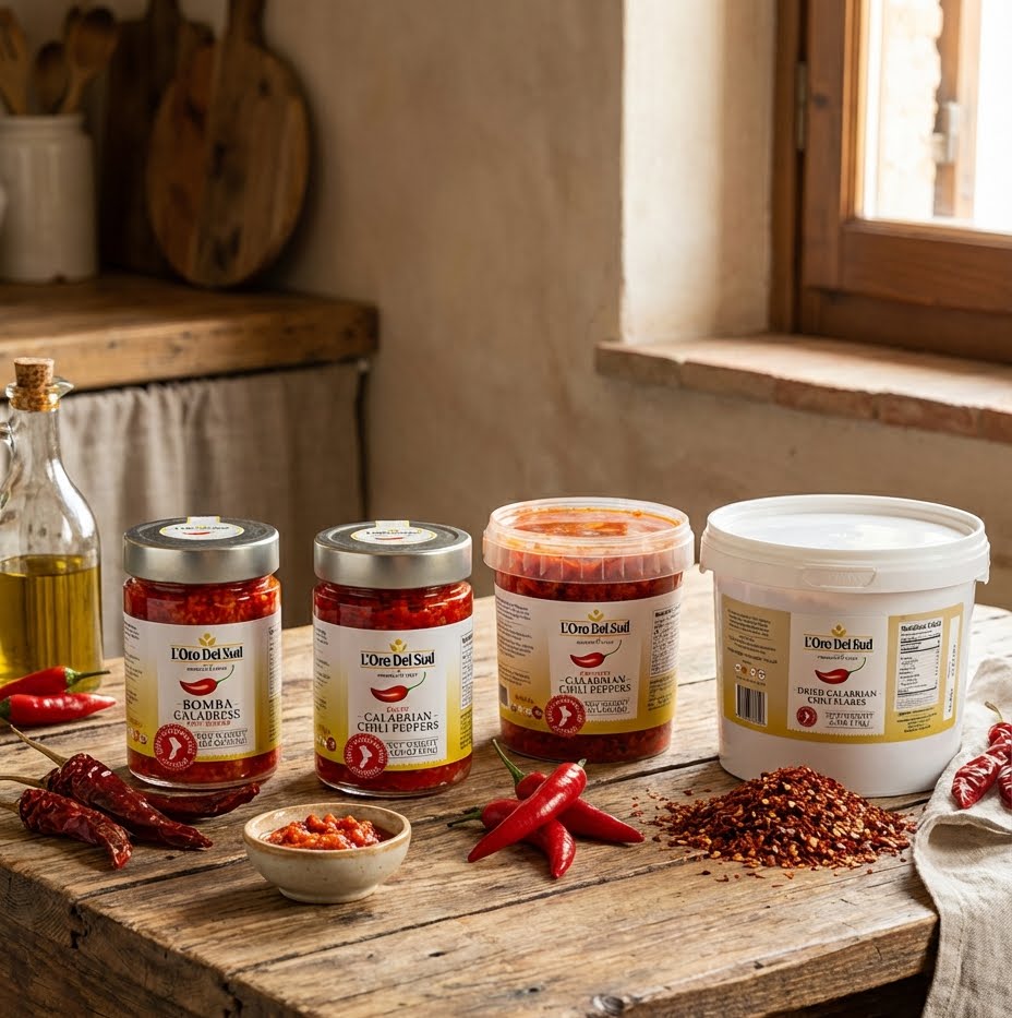 L'Oro Del Sud, Calabrian Chili Pepper Paste, 10.9 oz (310 g)