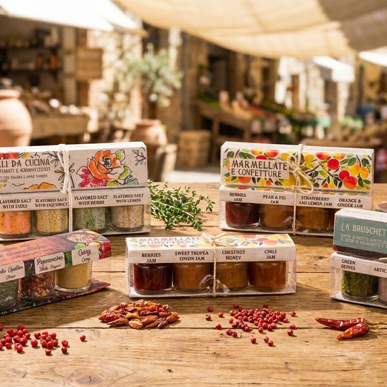 Artigiani dei Sapori, 4 Pack, Marmalade Jam Set, each 1.3oz (36g)
