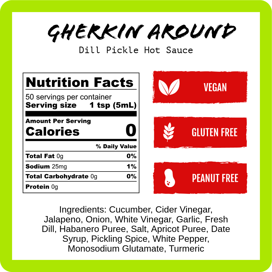 Gherkin Around - Dill Pickle Sauce (9oz)