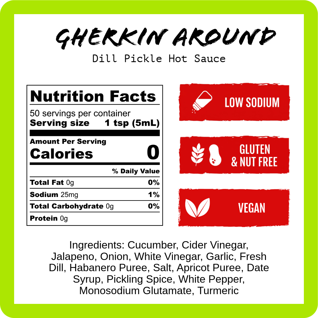 Gherkin Around - Dill Pickle (9oz)