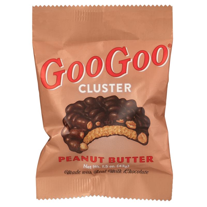 GooGoo Cluster Original, Pecan, Peanut Butter Nougat 1.5 oz