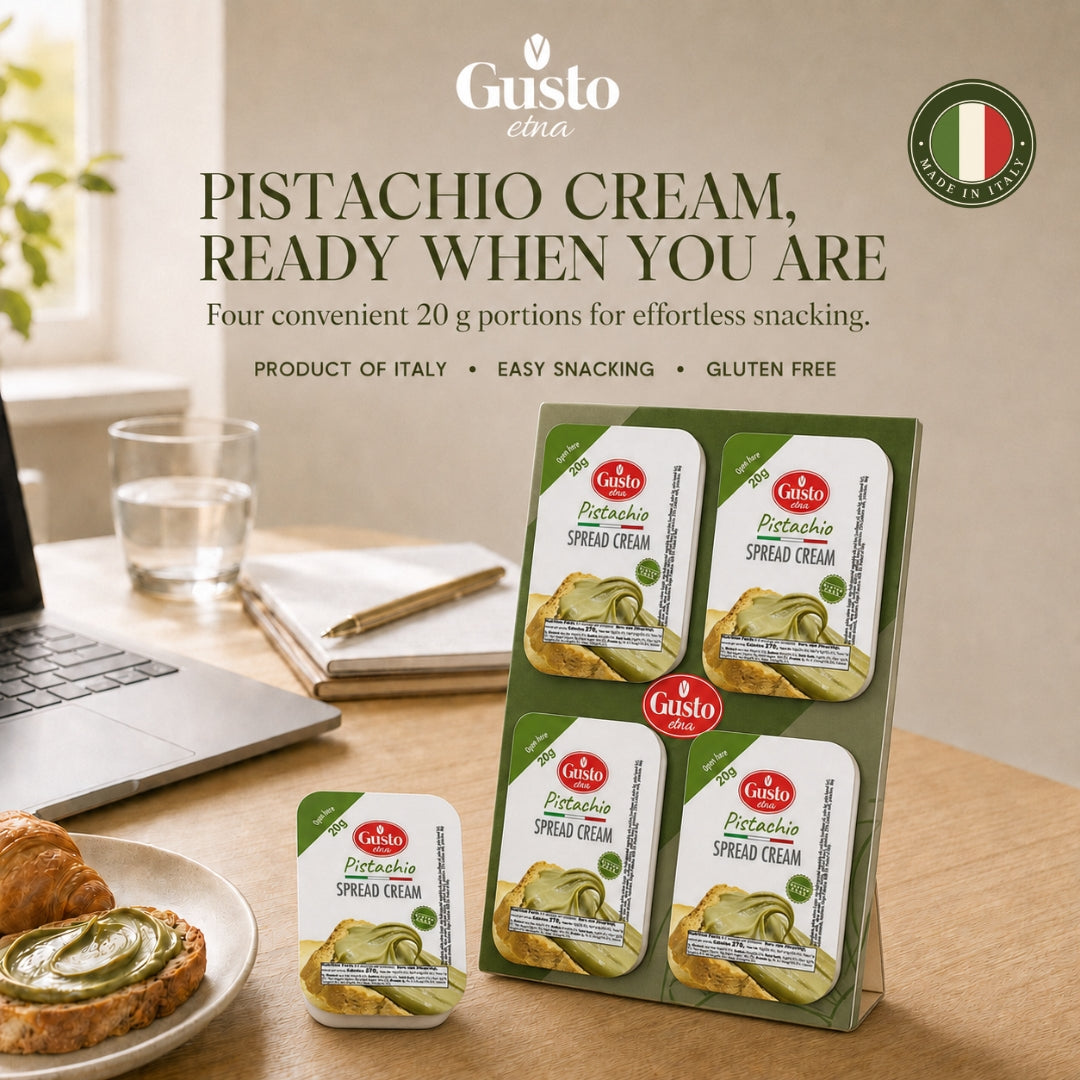 Gusto Etna, Pistachio Cream Cups, 16 Cups x 20g