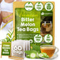 Bitter Melon Tea Bags, 100% Natural, Pure Bitter Melon. Bitter Melon Herbal Tea. Bitter Melon Fruit Tea. No Sugar, No Caffeine, No Gluten, Vegan