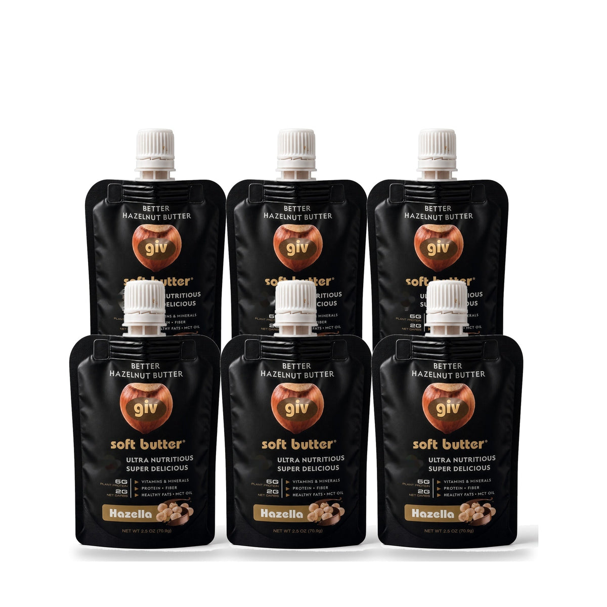 Hazella Hazelnut Better 2.5oz Pouch (6 Count)