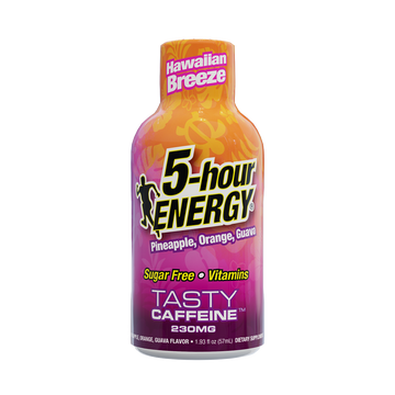 24 Pack 5-hour ENERGY Extra Strength Shots, Hawaiian Breeze Flavor Flavor, 1.93 Fl Oz