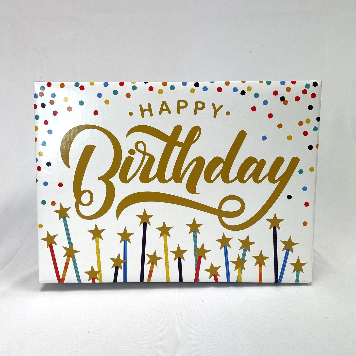 Large Happy Birthday Gift Box - Gourmet Birthday Basket with Snacks & Treats