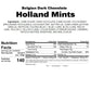 ANDY ANAND CHOCOLATIER Gluten Free Holland Mints - Finest Dark Belgian Chocolate Infused with Pure Peppermint Oil Unique Flavor With Dutch Goodness, Best Gourmet Perfect as a Luxurious Gift Box (1lb)