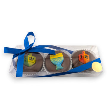 3 Piece Decorated Oreo Box - Hanukkah