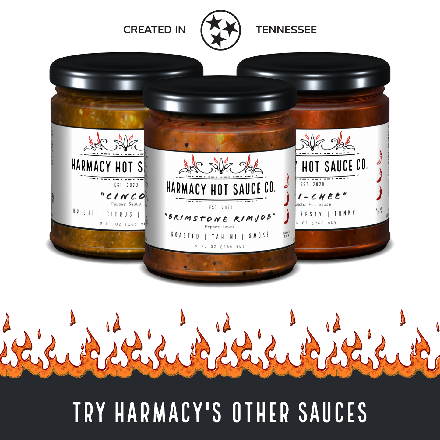 Totec's Teeth - Extra Hot Dried Chili & Plum Pepper Sauce (9oz)